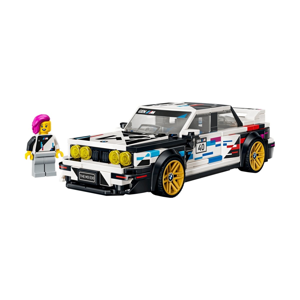 Voiture BMW M3 (E30) multicolore, LEGO