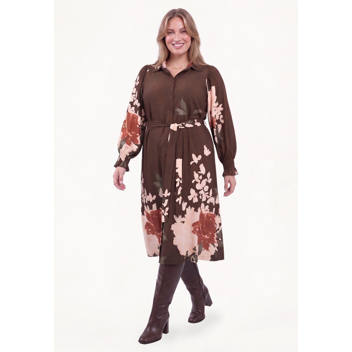 Robe avec manches longues multi, YOEK