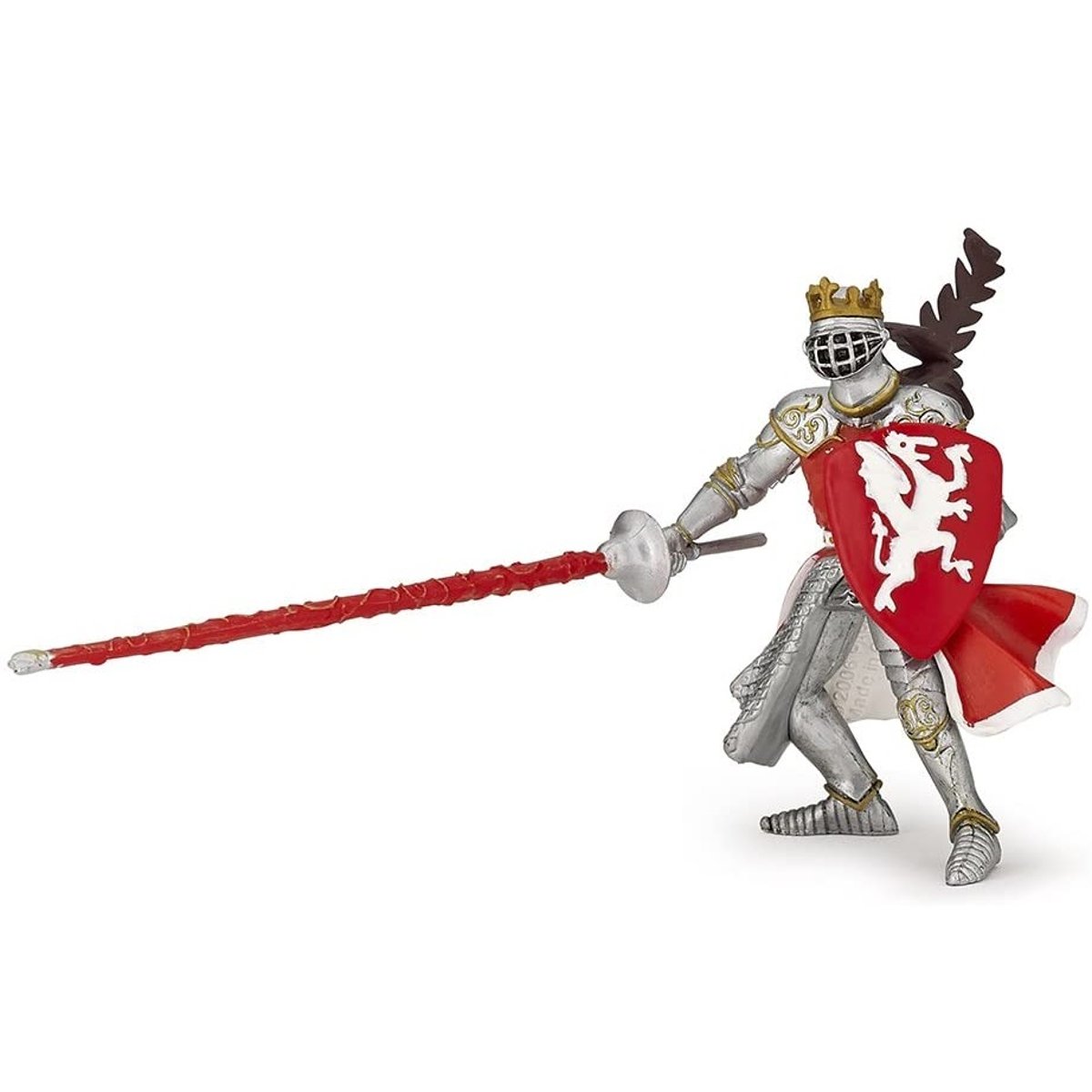 Figurine Roi au dragon rouge rouge, PAPO