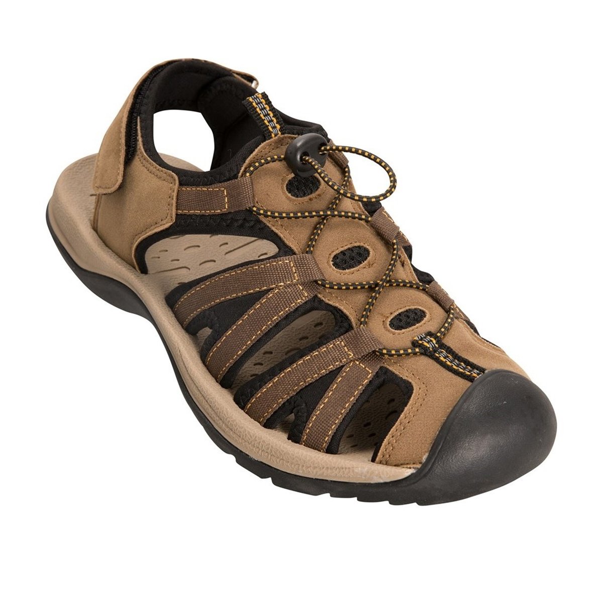 Sandales à scratch et bout fermé BAY REEF marron, MOUNTAIN WAREHOUSE