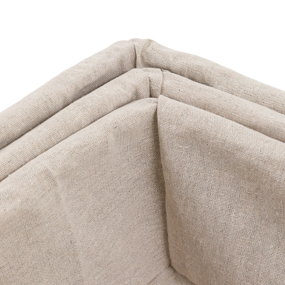 Set of 2 Sylva Square Lined Baskets in Grey brown , ÉDITÉ