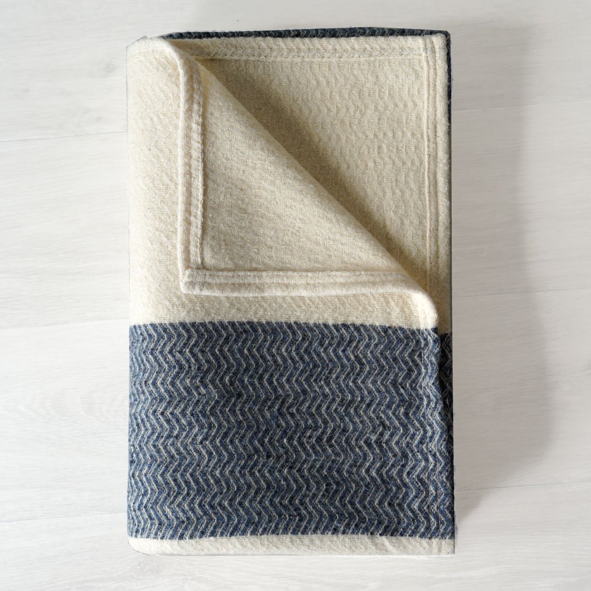 Plaid Lima Bleu de prusse bleu de prusse, DODO