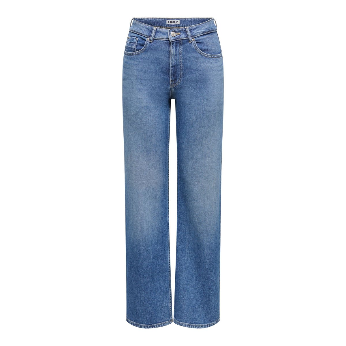 Jean À Jambe Large medium blue denim 1, ONLY