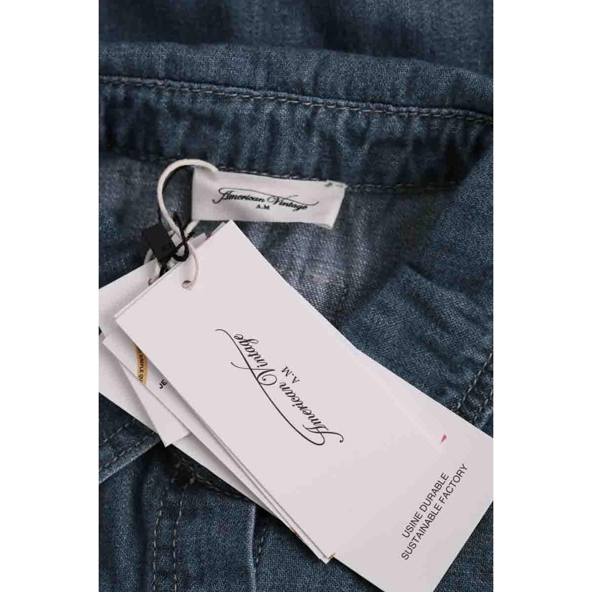 Chemise - Très Bon État bleu, AMERICAN VINTAGE