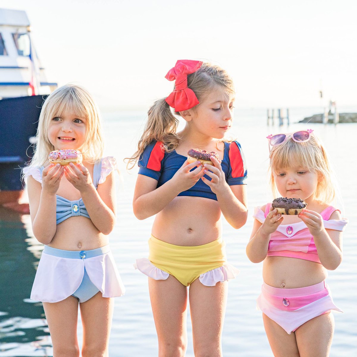Maillot de bain 2 pièces fille princesse bleu, GREAT PRETENDERS