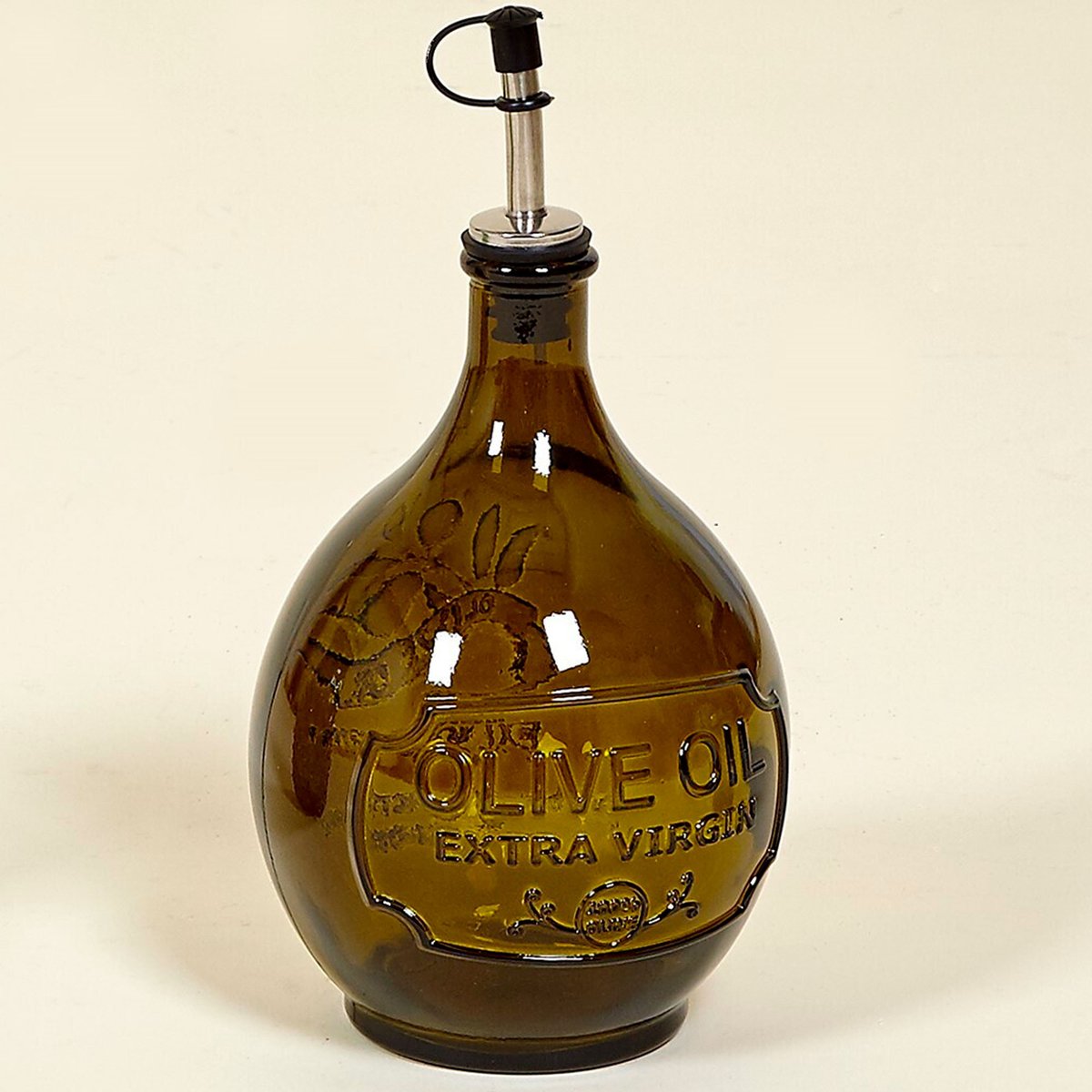 Huilier en verre vert 1L 12.5x12.5x24cm vert, WADIGA