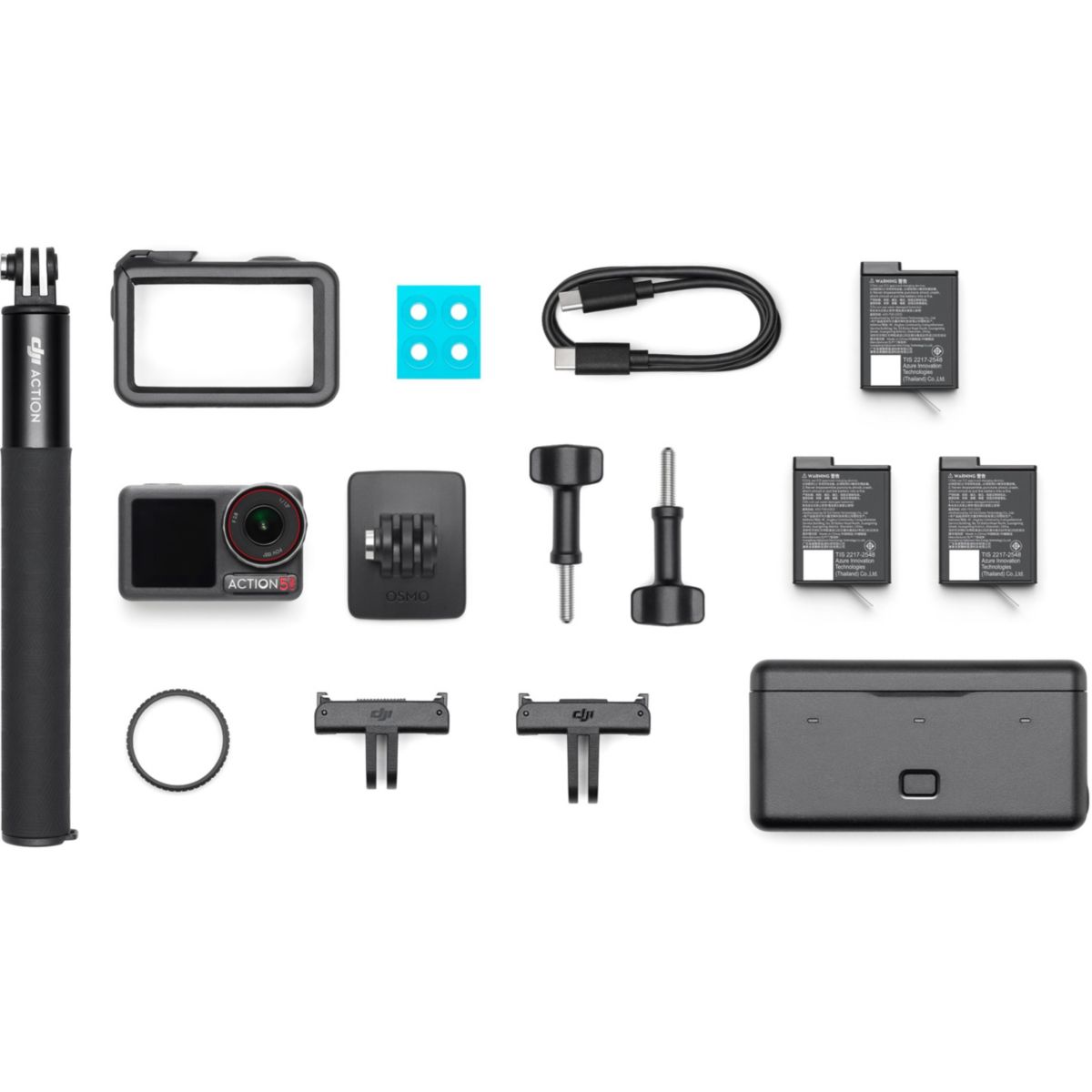 Caméra sport Osmo Action 5 Pro Adventure Combo couleur unique, DJI