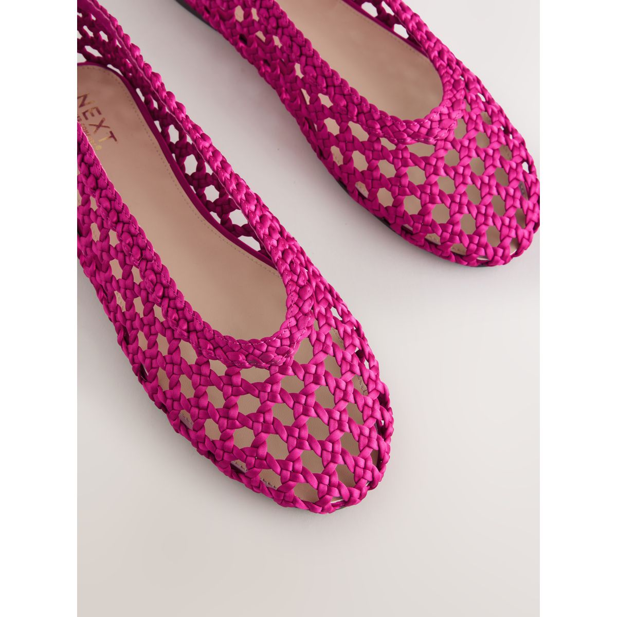Ballerines en satin tissé forever comfort® rose, NEXT