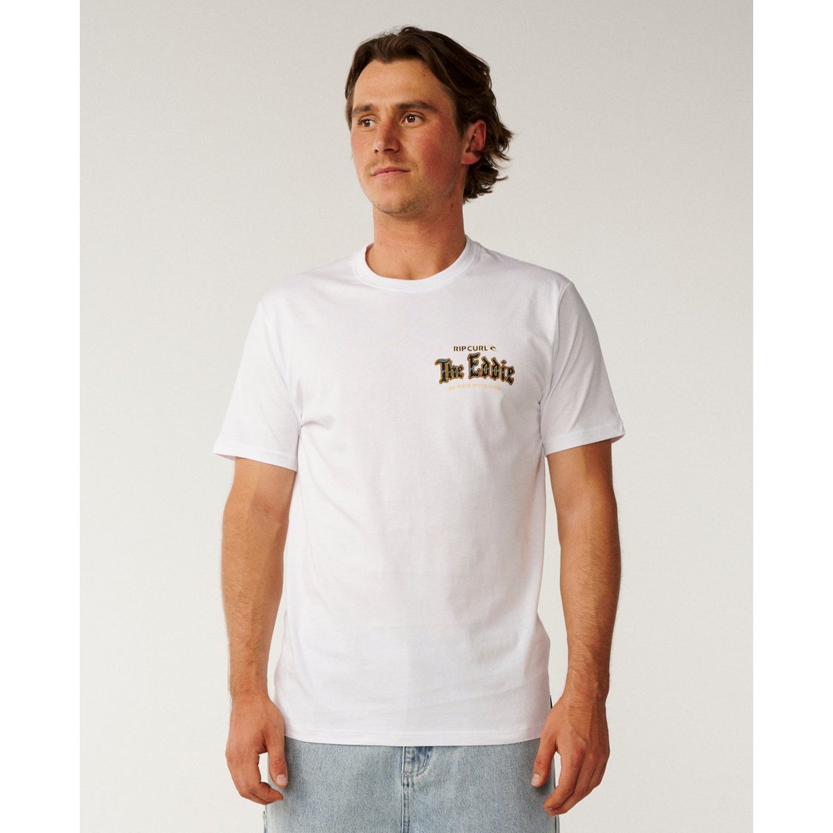T-shirtEDDIE WOUL GO POSTER ART blanc, RIP CURL