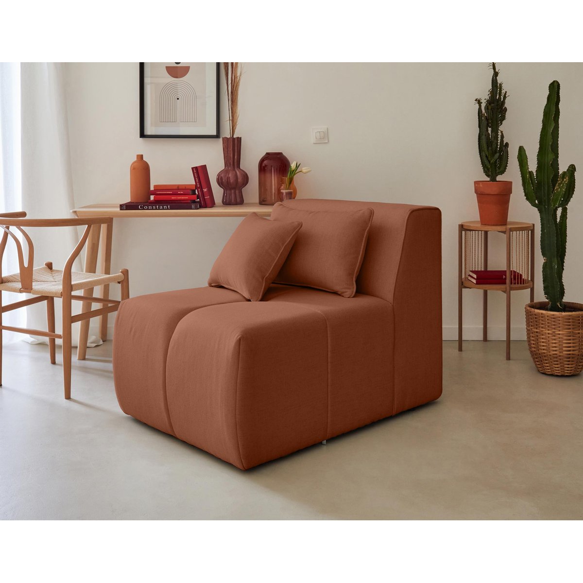 Module d'assise - CARACAS rouille, BEST MOBILIER
