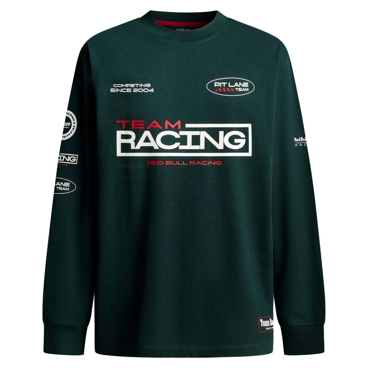 Red Bull Racing T-Shirt Manches Longues Coupe Décontractée vert foncé, PEPE JEANS