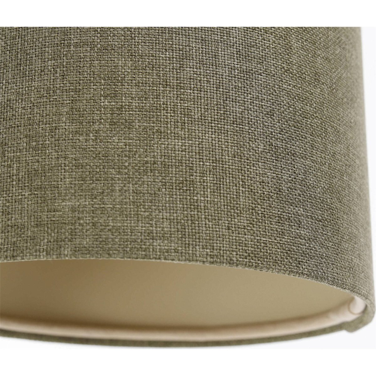 Suspension en lin rond Boho Elegant lin naturel et rotin clair, BPS KONCEPT