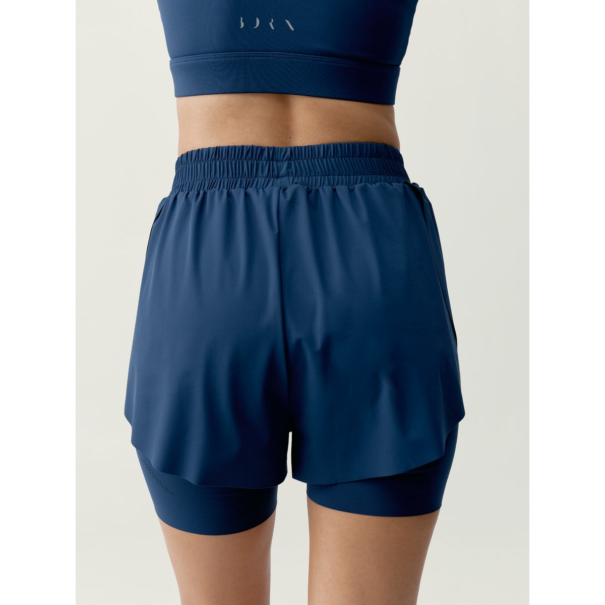 Short sport Perfomance Running BIKILA bleu marine, BORN