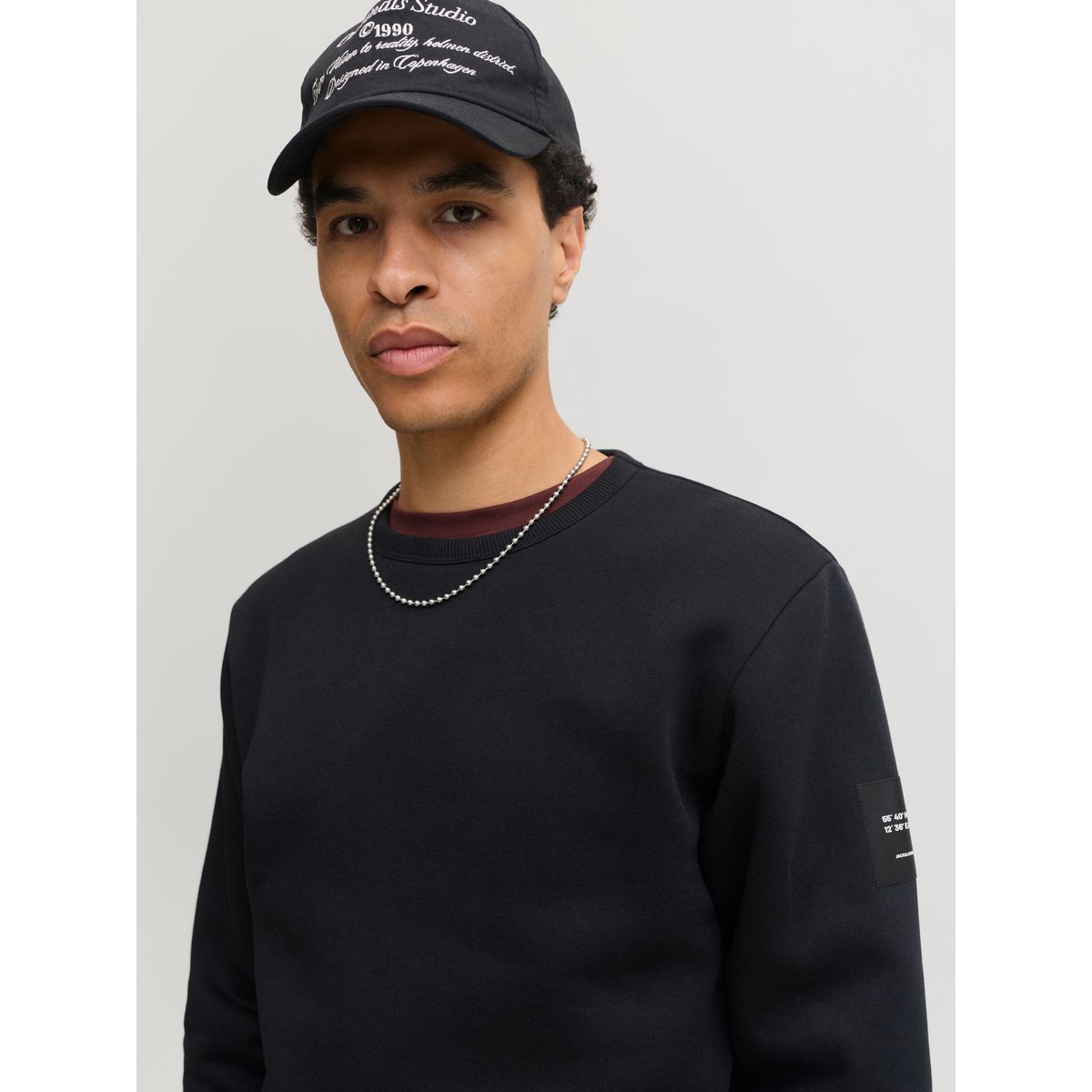 Sweat-Shirt black 1, JACK & JONES