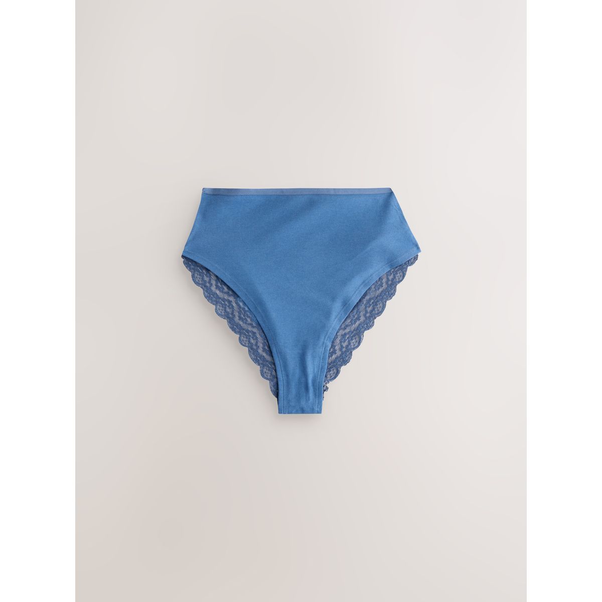 Culotte en dentelle et coton, lot de 7 bleu, NEXT