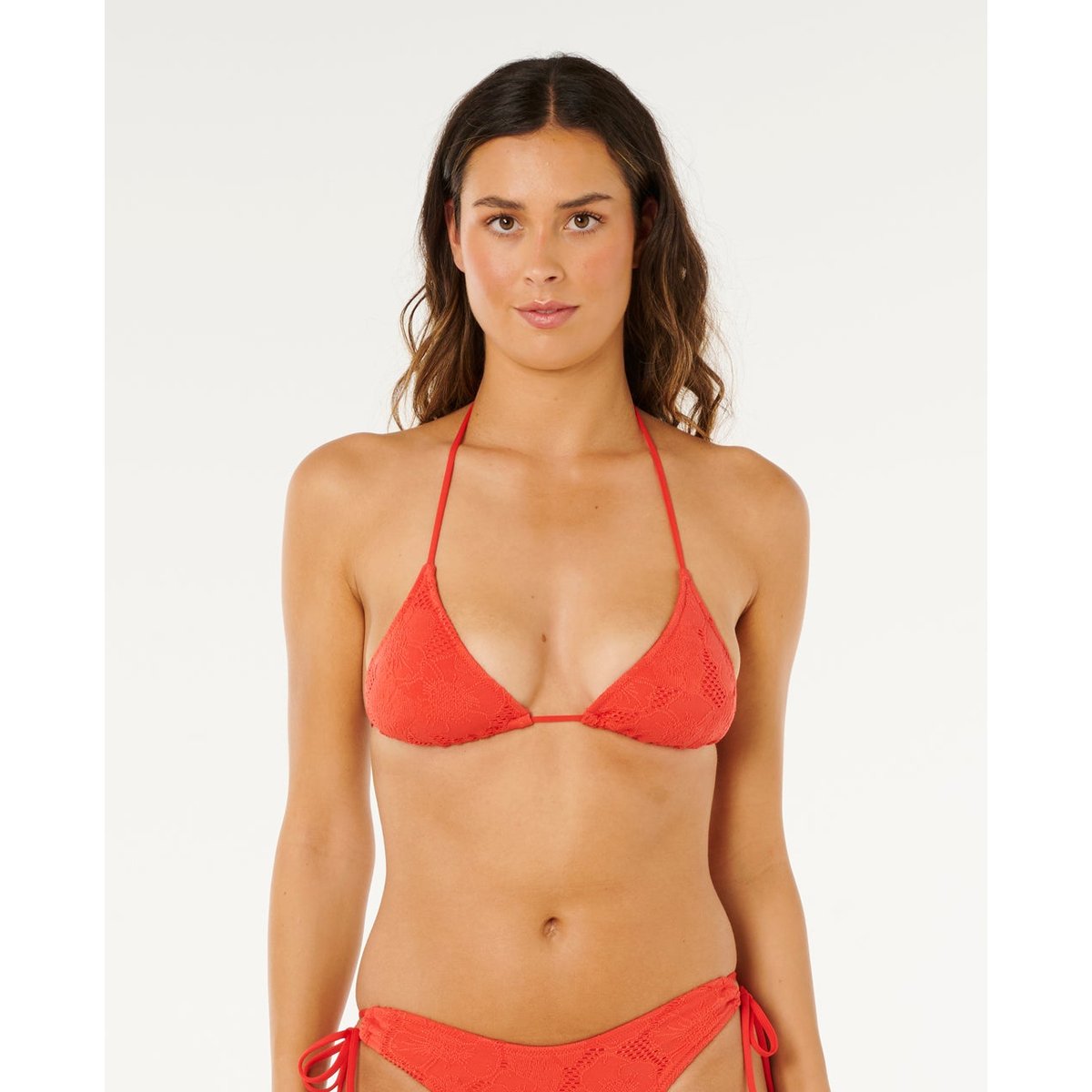 Haut de maillot de bain triangle coulissant Oasis rouge, RIP CURL