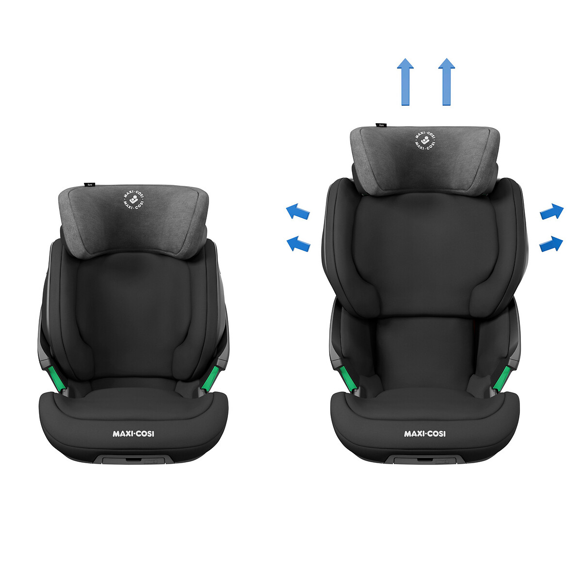 Siège auto enfant Kore i-Size, Isofix noir authentique, MAXI COSI