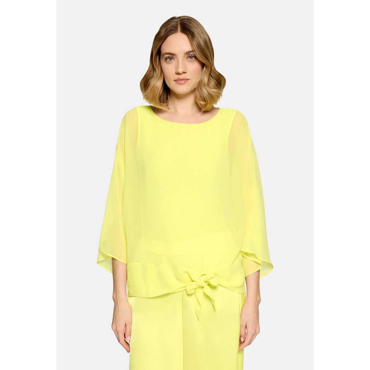 Chemisier en chiffon unicolore limelight, BETTY BARCLAY
