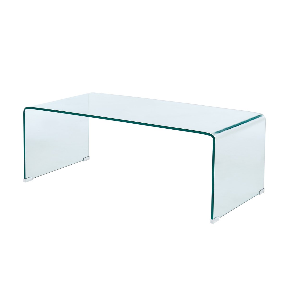 Table basse verre trempé GINZA transparent, SORELH