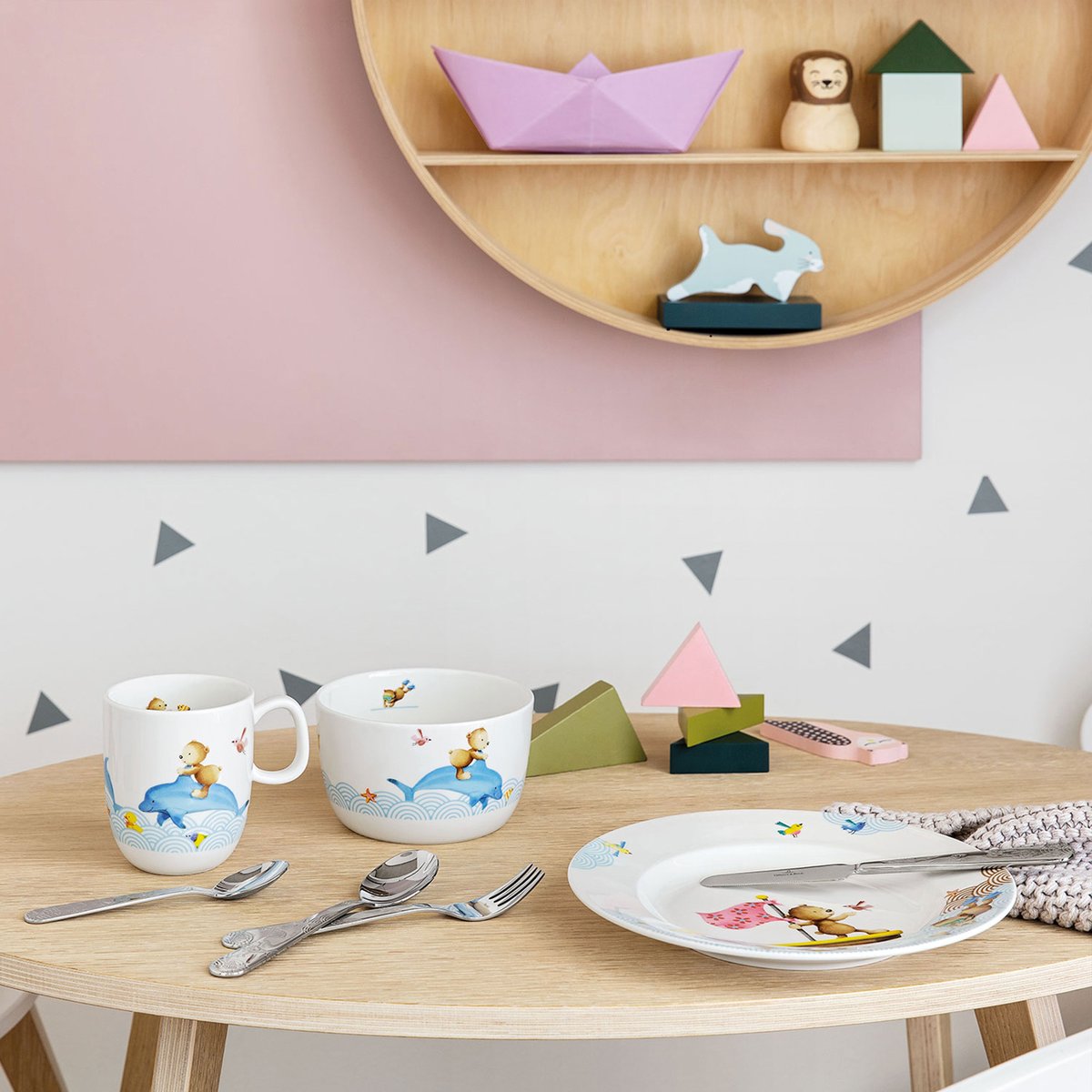 Couverts Enfants 4Pcs KIDDY BEARS stainless steel, VILLEROY & BOCH