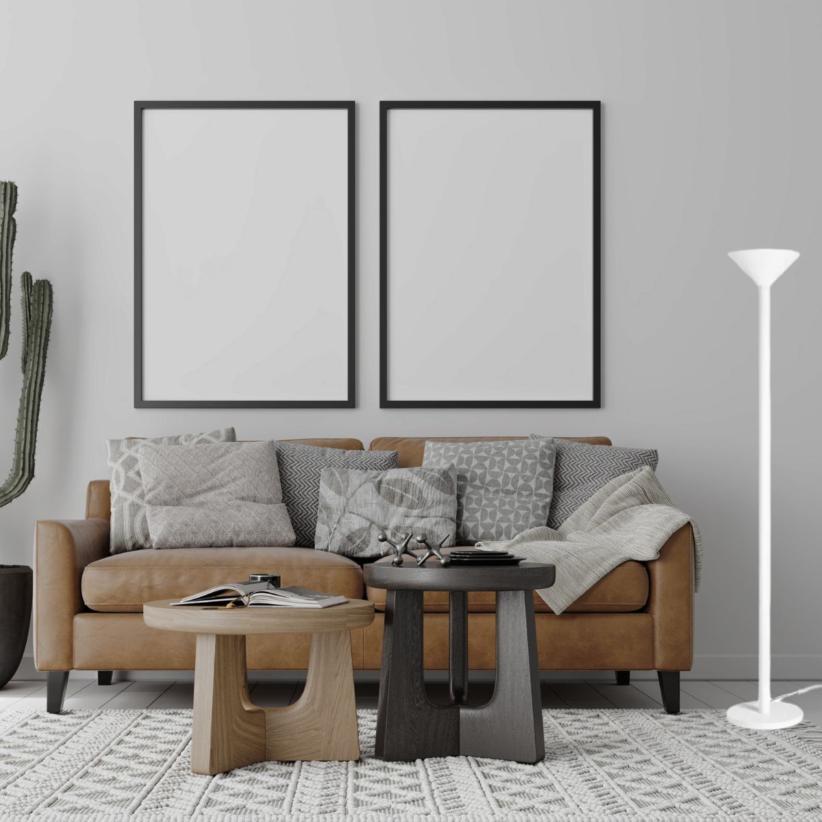 Lampadaire    MIX-UP blanc, IDEAL LUX