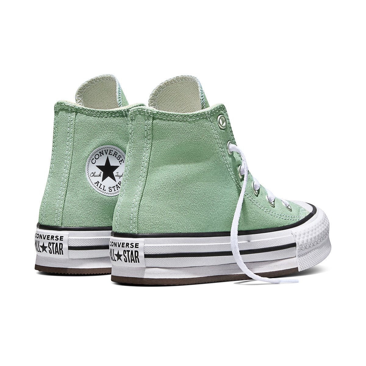 Baskets CHUCK TAYLOR ALL STAR EVA LIFT HI SEASONAL COLOR vert amande, CONVERSE