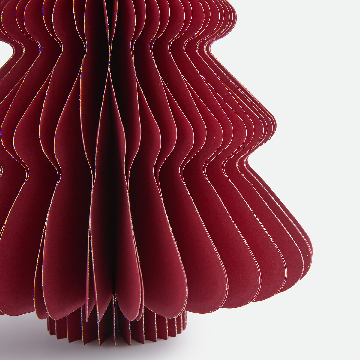 Lot de 2 sapins pliables, hauteur 20 cm, CASPAR rouge, LA REDOUTE INTERIEURS