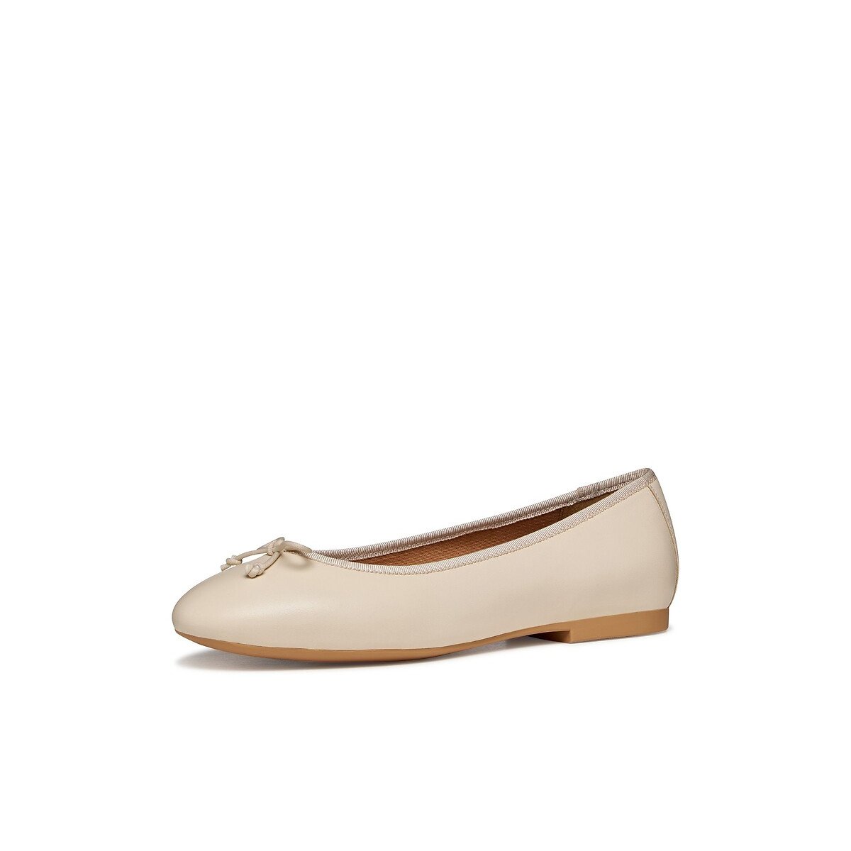 Palmaria Leather Ballet Pumps beige, GEOX