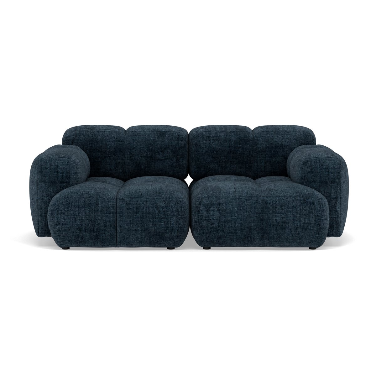 Canapé Modulable 2 places - GRACE bleu, BEST MOBILIER