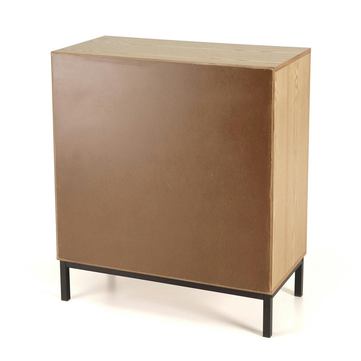 Commode 3 tiroirs cannage en rotin 80 cm PALMA bois naturel, PIER IMPORT