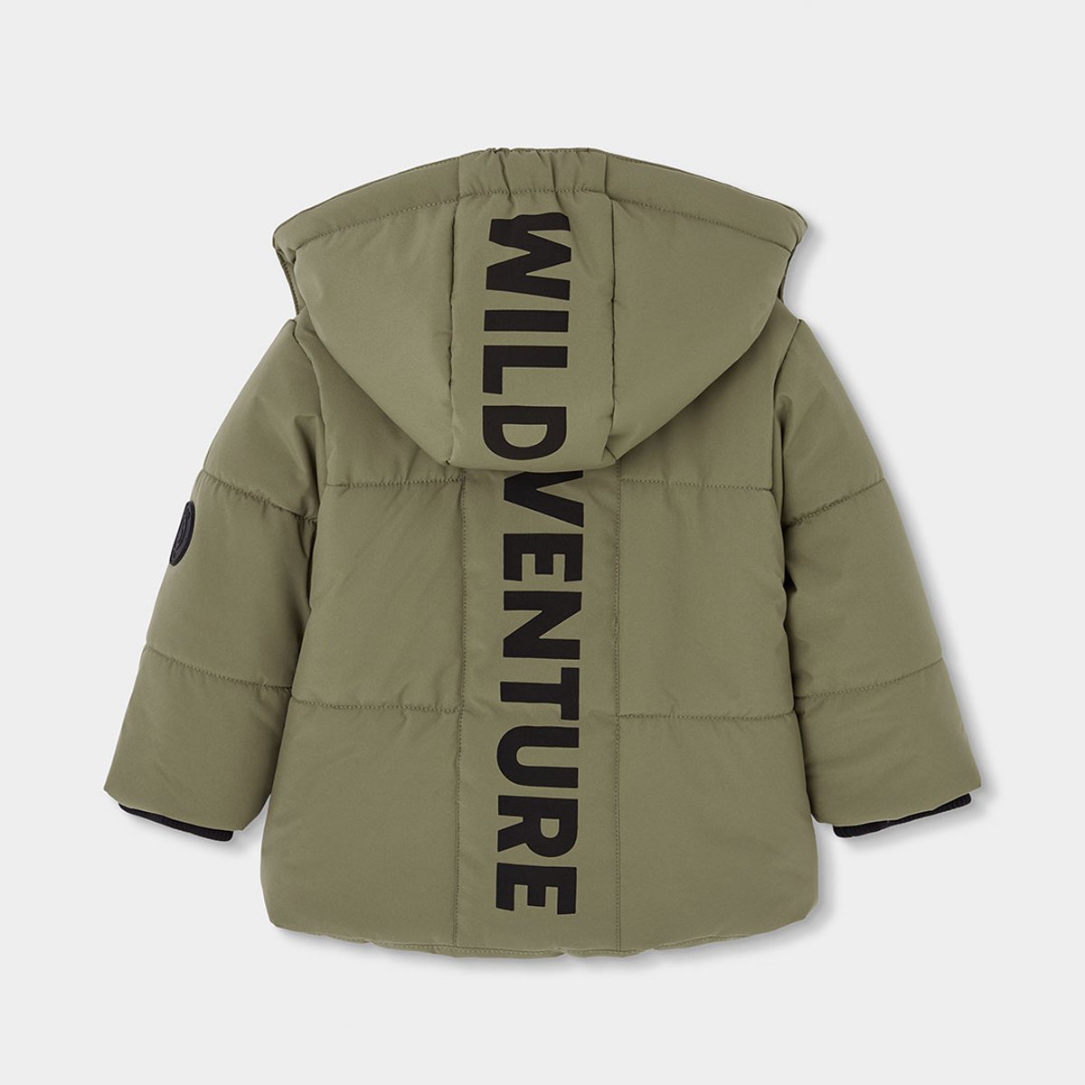 Parka tissu technique garçon avec capuche multicolore, BOBOLI