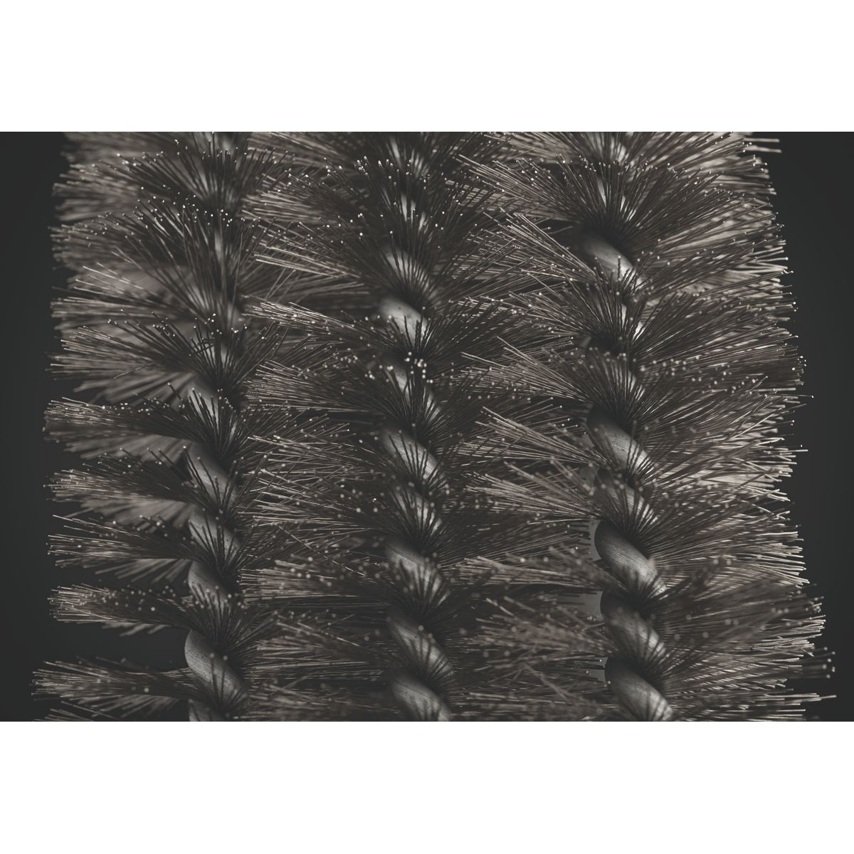 Brosse barbecue en inox avec racloir 62063 noir, NAPOLEON