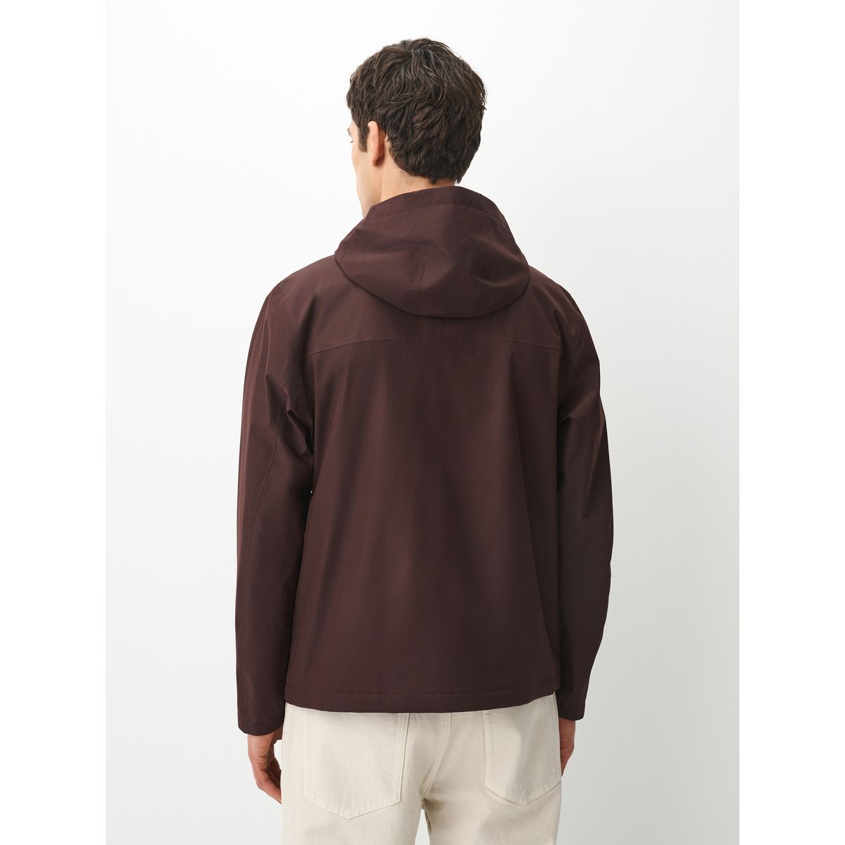 Anorak imperméable rouge bordeaux, NEXT