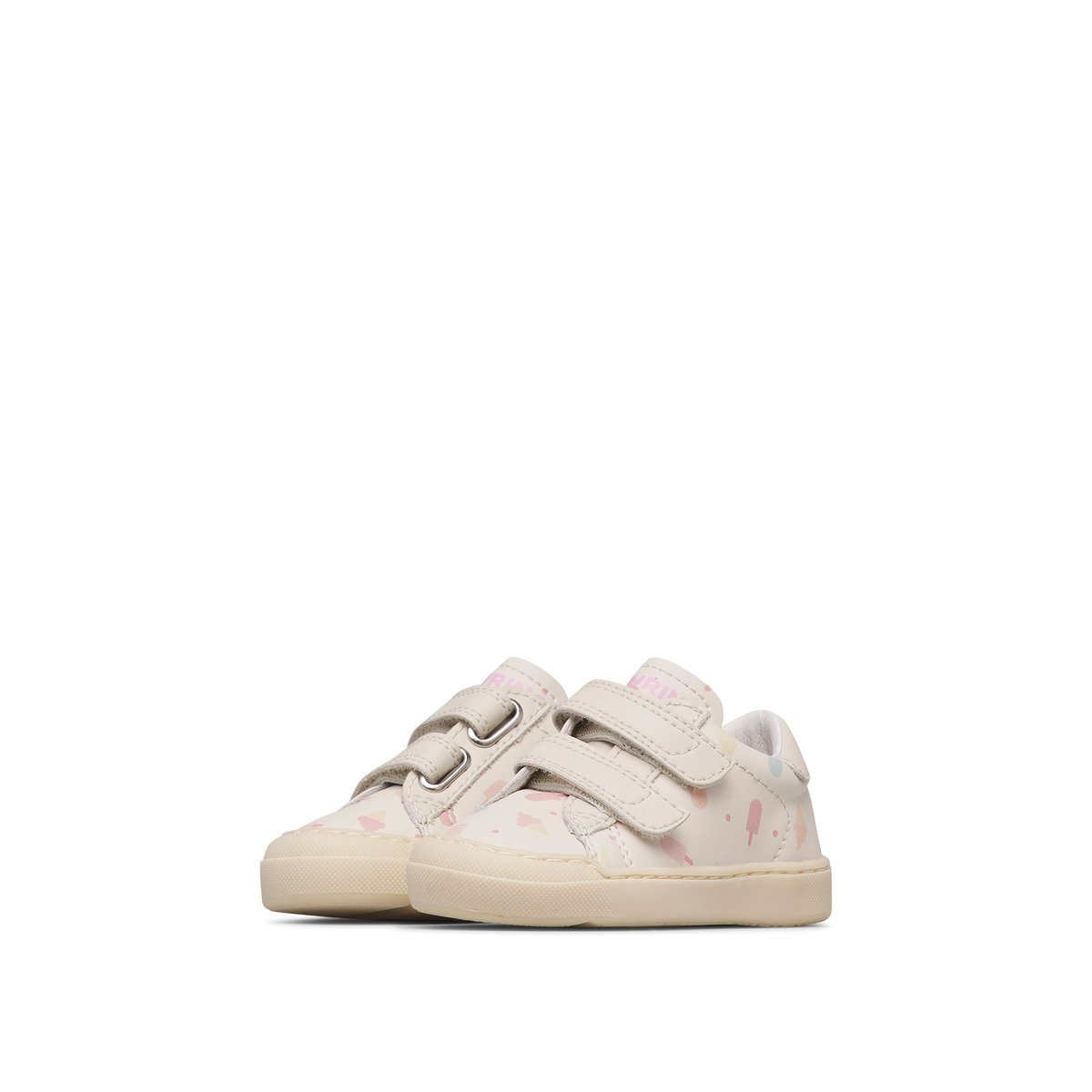 Baskets en cuir EINDHOVEN 2 VL. blanc crème-, NATURINO
