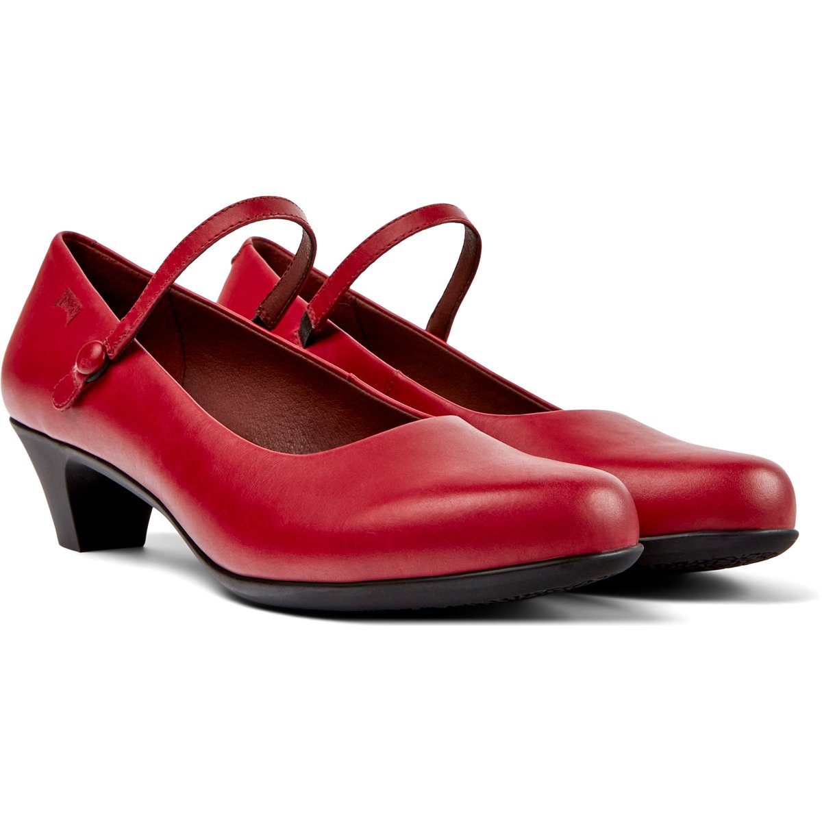 Escarpins Helena Cuir rouge, CAMPER