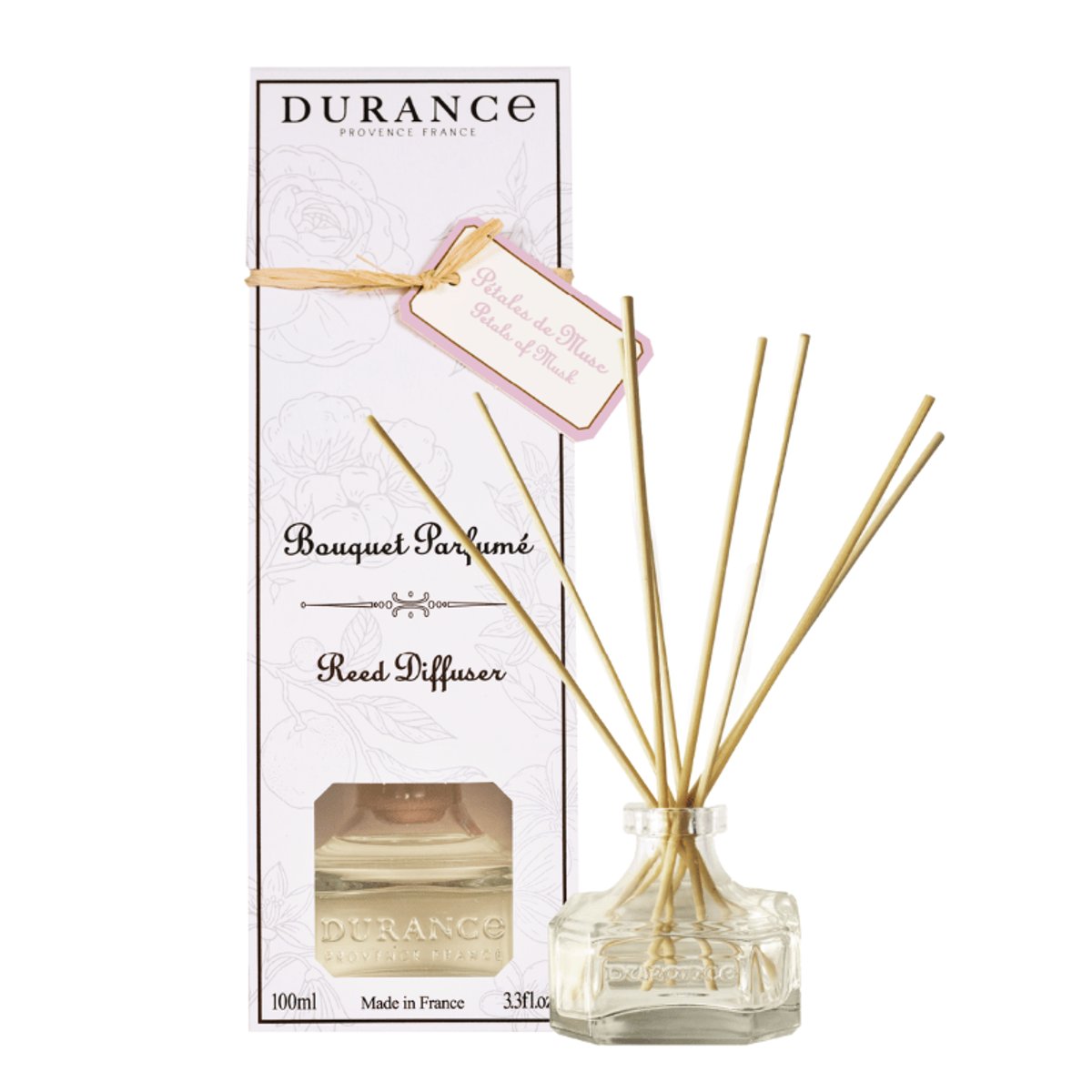 Diffuseur de parfum PÉTALES DE MUSC couleur unique, DURANCE