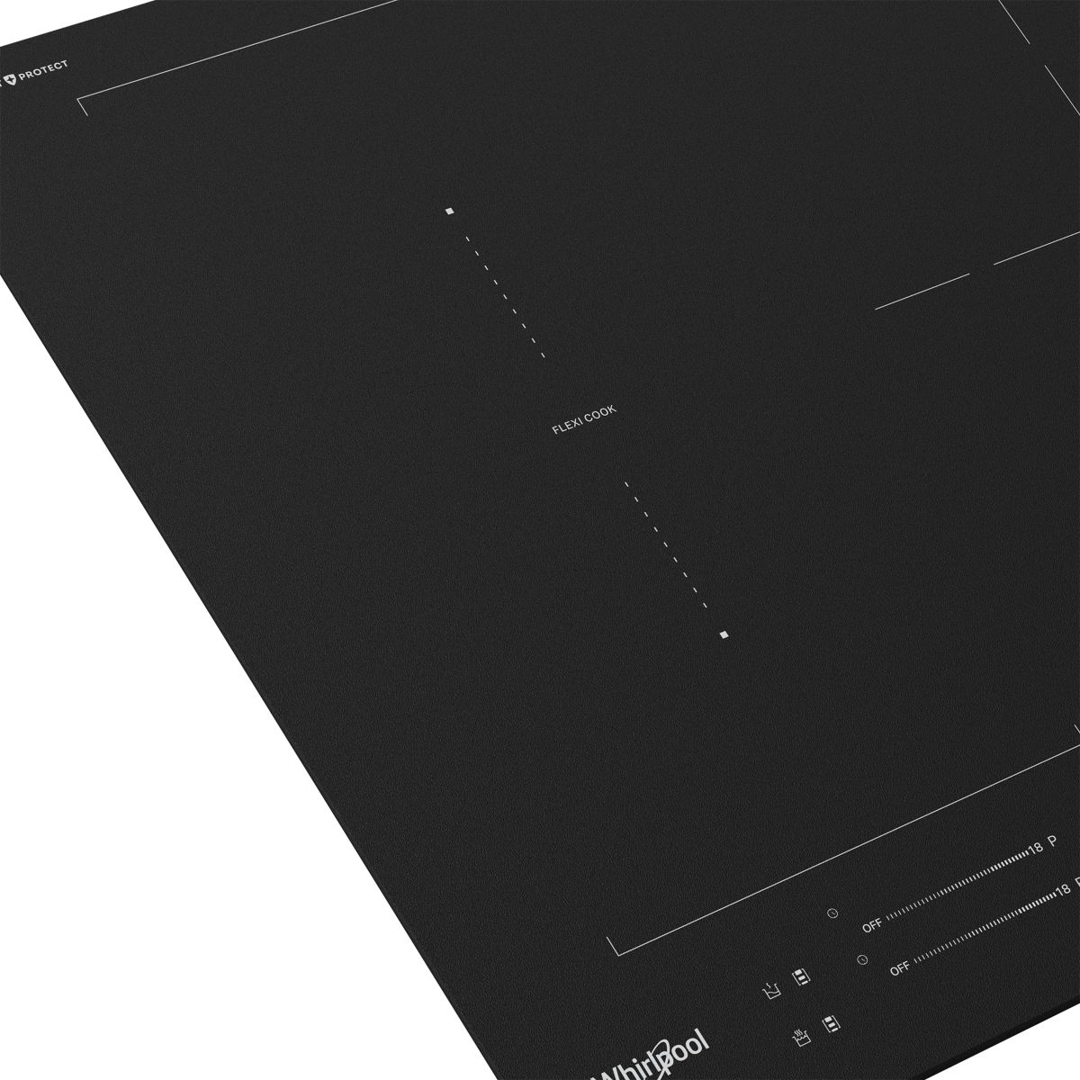 Plaque induction WLS9560NEBM Matt Protect couleur unique, WHIRLPOOL