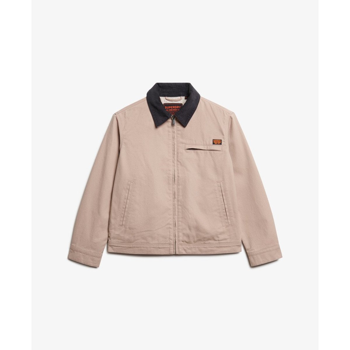 Veste Barn à Col en Velours Côtelé faon, SUPERDRY