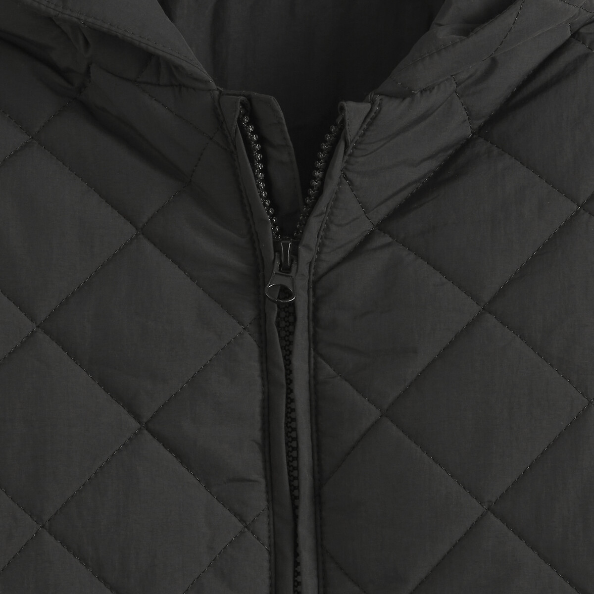 Lightweight Hooded Padded Jacket black, LA REDOUTE COLLECTIONS