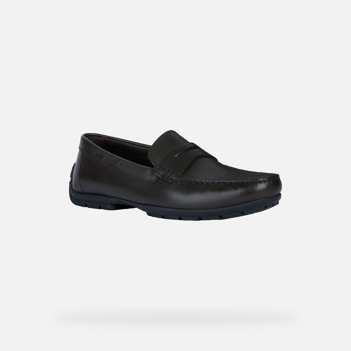 Mocassins U MONER W 2FIT brun foncé, GEOX