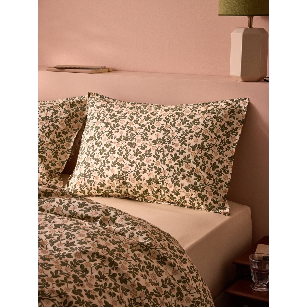 Taie d'oreiller percale de coton "MANON" jaune, CYRILLUS