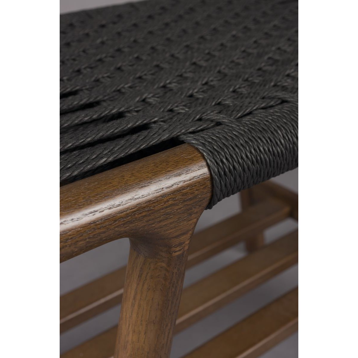 Banc en bois, KINTARO noir, DUTCHBONE