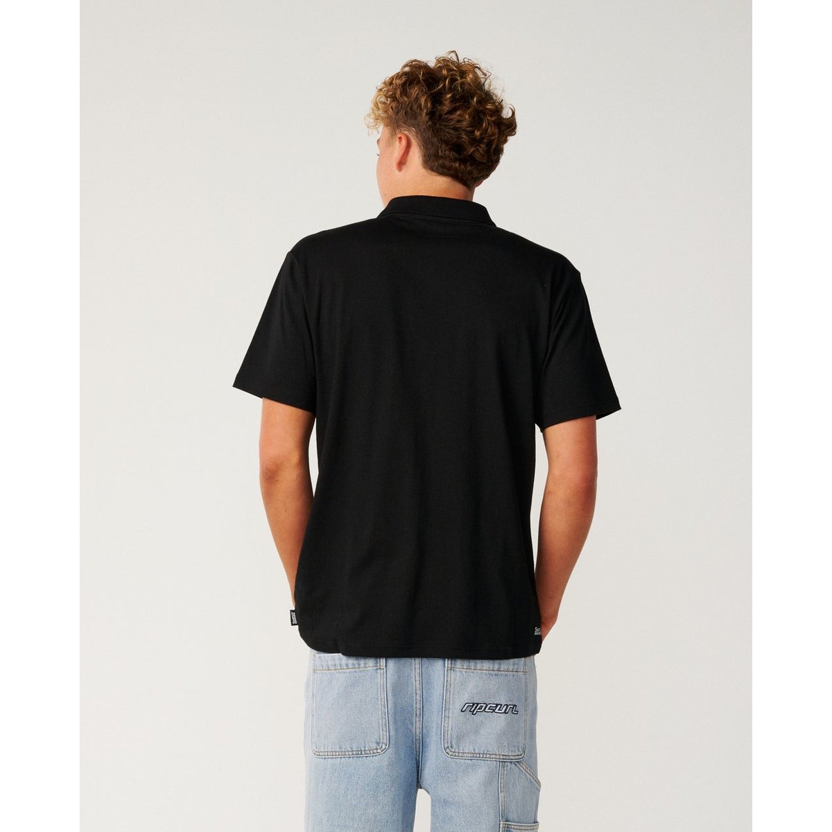 Polo SEARCH SERIES VAPORCOOL noir, RIP CURL
