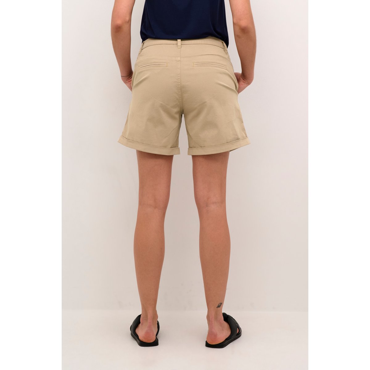 Shorts casual beige dune, CULTURE