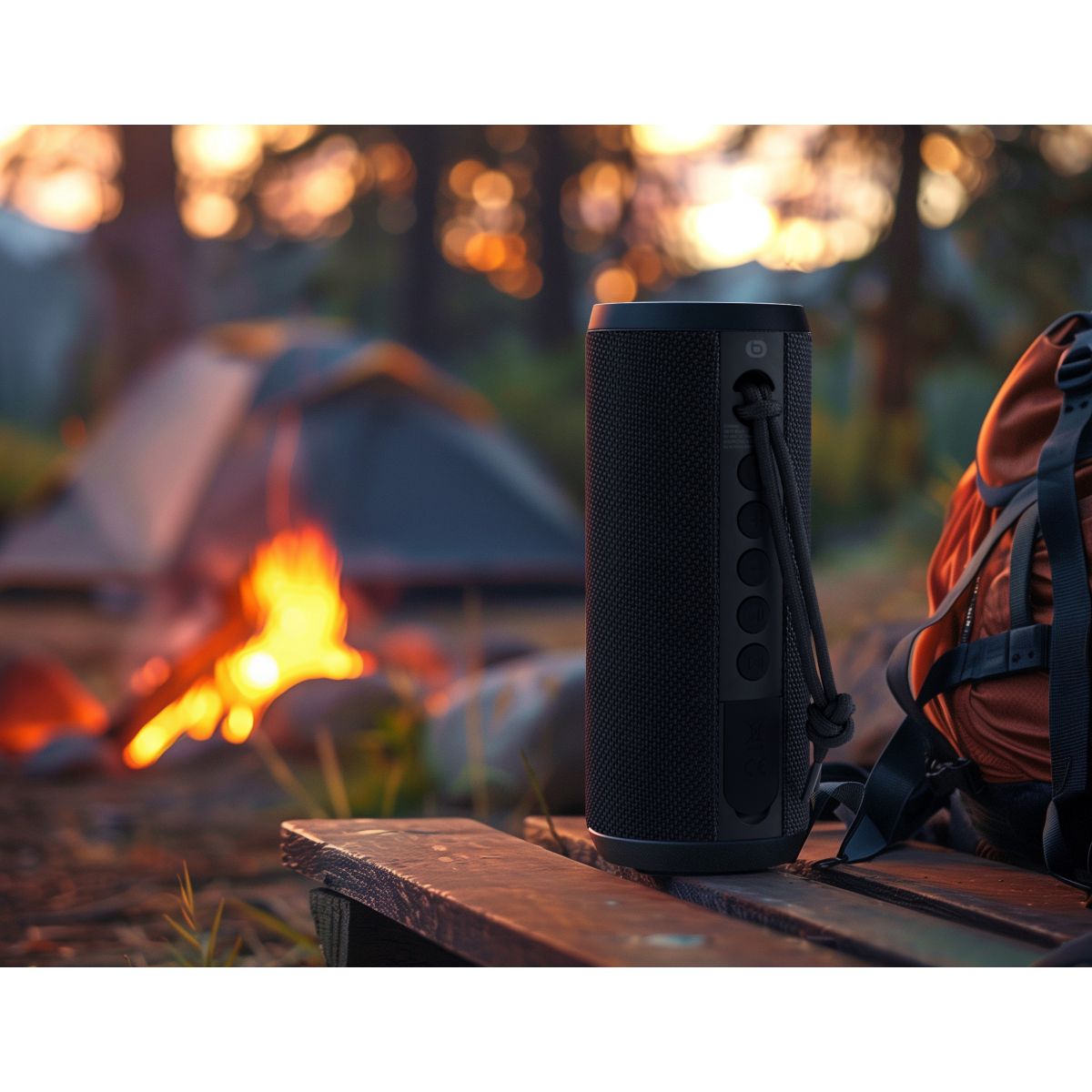 Enceinte portable SB70 ECODESIGN Noire USB-C couleur unique, ESSENTIEL B