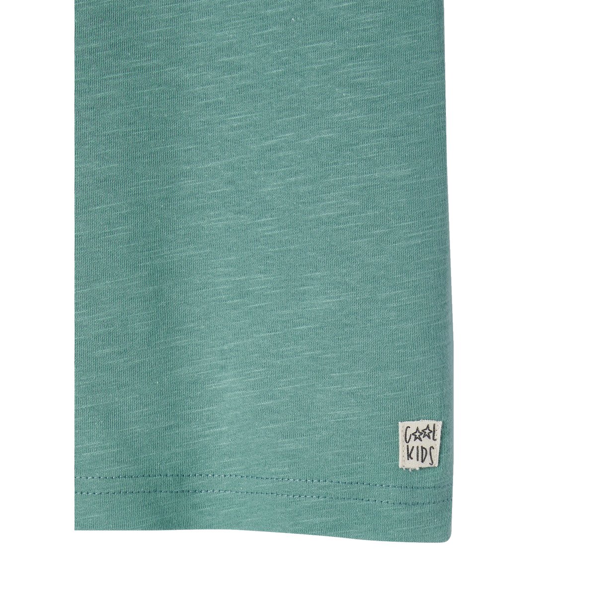 T-shirt couleur manches courtes sauge, VERTBAUDET