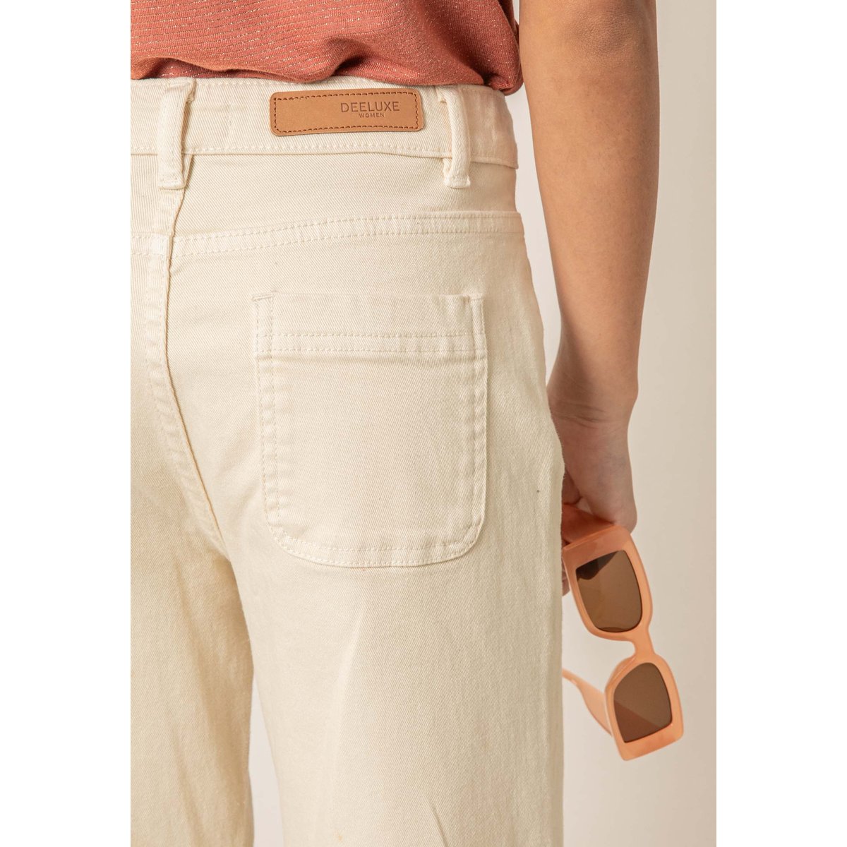 Jean widleg fille LILOO ivory, DEELUXE