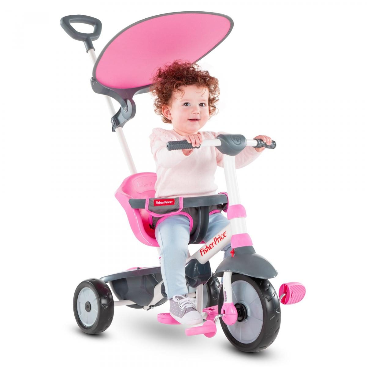 Tricycle Fisher Price Smartrike 3 en 1 Charm Rose rose, SMARTRIKE