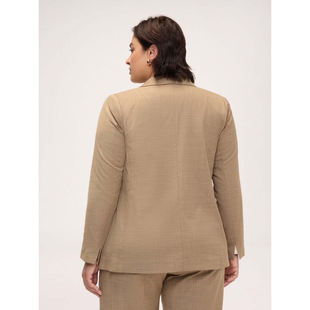 Blazer chiné beige, FIORELLA RUBINO