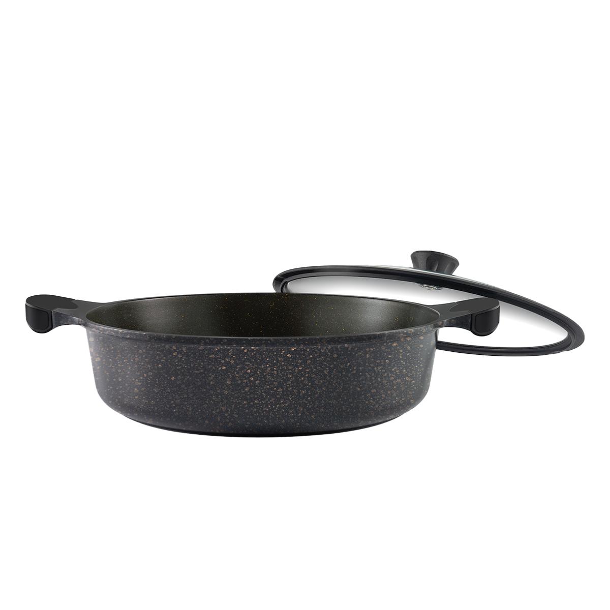 Sautoir 32cm - "Cappuccino" couleur unique, LAGUIOLE CUISSON